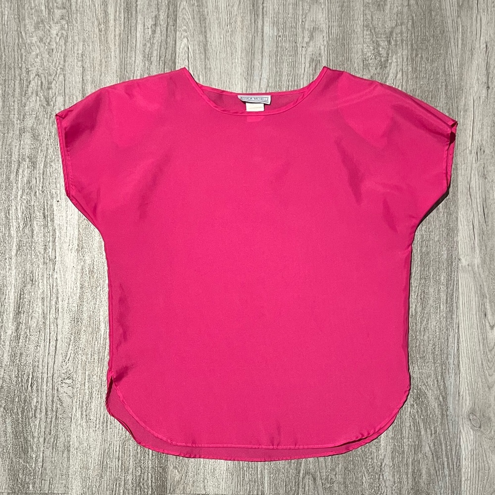 Jessica Michelle Barbie hot pink blouse